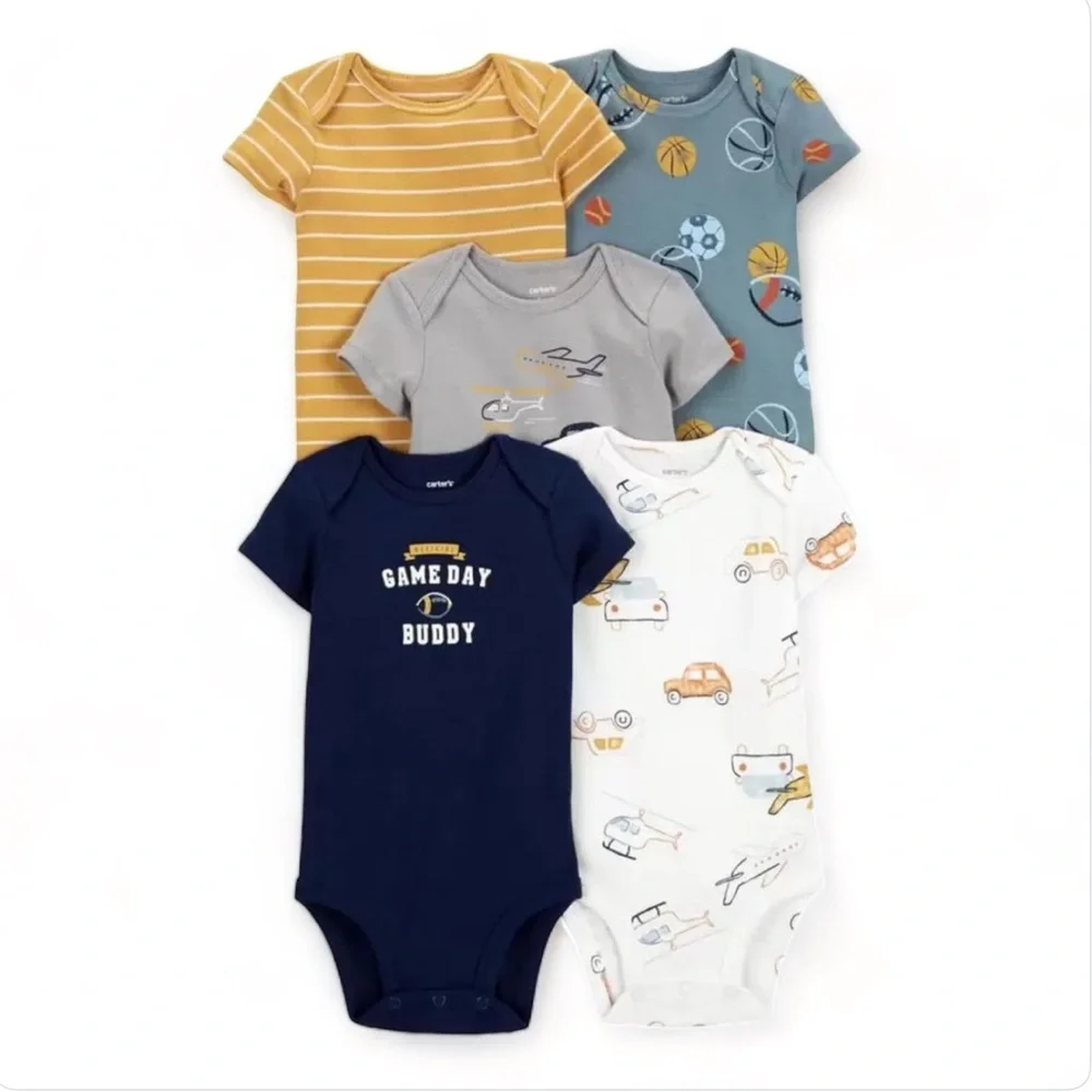 Carter's baby-boys Multi-pk Bodysuits 3M - Picture 1 of 1